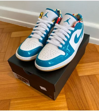 Air Jordan 1 Low Barcelona Shoes For Men (LAZ515) - Image 2