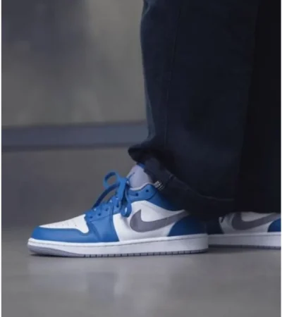 Air Jordan 1 Low True Blue Shoes For Men (SL461) - Image 2