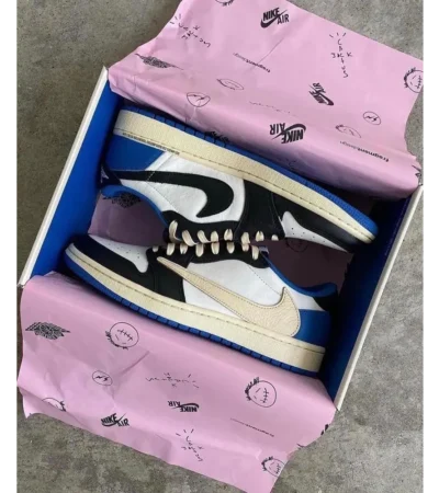 Air Jordan 1 Low X Travis Scott Shoes For Men (BOT509) - Image 2