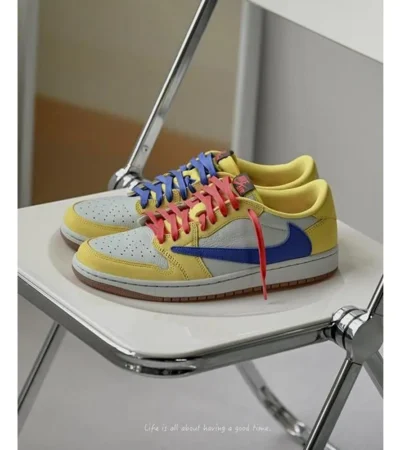 Air Jordan 1 Retro Low X Travis Scott Shoes For Men (SZ81) - Image 2