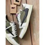 Air Jordan Retro 1 Low Medium Olive Shoes For Men (SF35) - Image 3