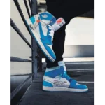 Air Jordan Retro 1 X Off White Shoes For Men (BOT521) - Image 3