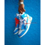 Air Jordan Retro 1 X Off White Shoes For Men (BOT521) - Image 5