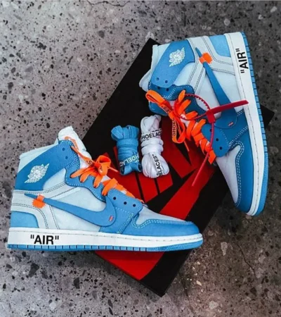 Air Jordan Retro 1 X Off White Shoes For Men (BOT521)