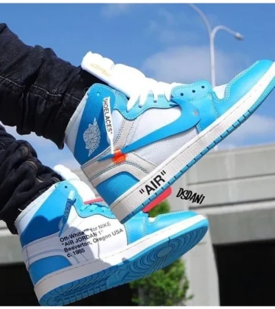 Air Jordan Retro 1 X Off White Shoes For Men (SZ25) - Image 2