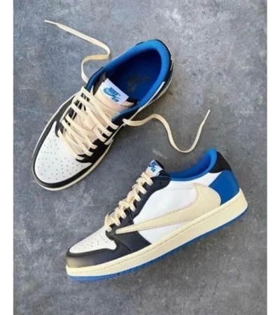Air Jordan Retro 1 x Travis Scott Fragment Semi UA Without Outer Cover Shoes For Men (SF12)