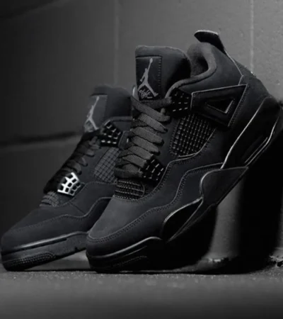 Air Jordan Retro 4 Black Cat Shoes For Men (SF30)