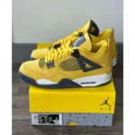 Air Jordan Retro 4 Lightning Semi UA Shoes For Men (LAZ441) - Image 3