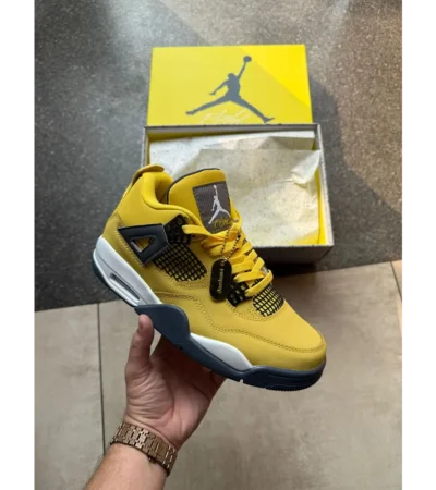 Air Jordan Retro 4 Lightning Semi UA Shoes For Men (LAZ441)
