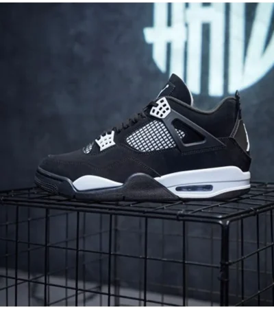 Air Jordan Retro 4 Panda Black White Shoes For Men (HS121)