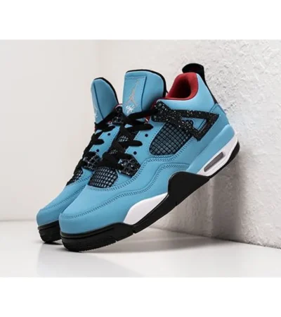 Air Jordan Retro 4 Travis Scott Cactus Jack Shoes For Men (BSF107) - Image 2
