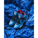 Air Jordan Retro 4 Travis Scott Cactus Jack Shoes For Men (BSF107)