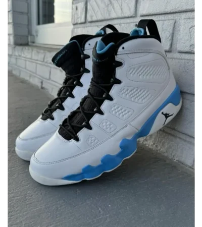 Air Jordan Retro 9 Power Blue Men Shoes (FT450) - Image 2