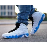 Air Jordan Retro 9 Power Blue Shoes For Men (SZ90) - Image 3