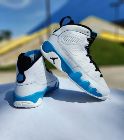 Air Jordan Retro 9 Power Blue Shoes For Men (SZ90)