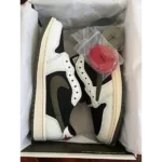 Air Jordan Travis Scott Olive Green Shoes For Men (HS27) - Image 2