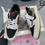 Air Jordan Travis Scott Olive Green Shoes For Men (HS27) - Image 3