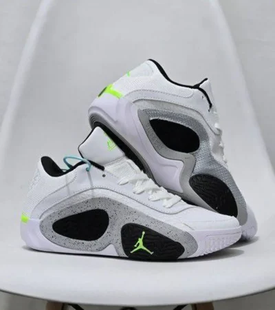 Air Jordan X Tatum 2 White Cement Shoes For Men (SZ87) - Image 2