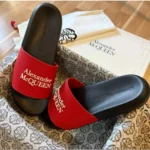Alexander Mcqueen Slide Pool Black Red For Men (LAB832) - Image 3