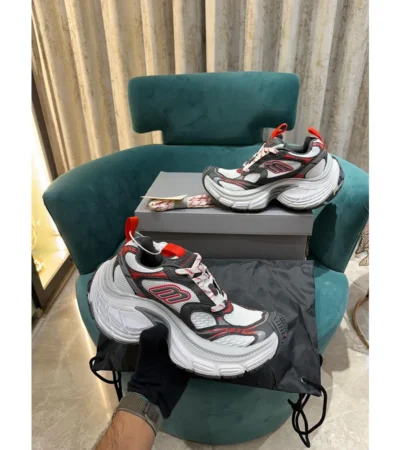 Balenciaga 10xl Sneaker Black Red Shoes For Men (LAZ317)