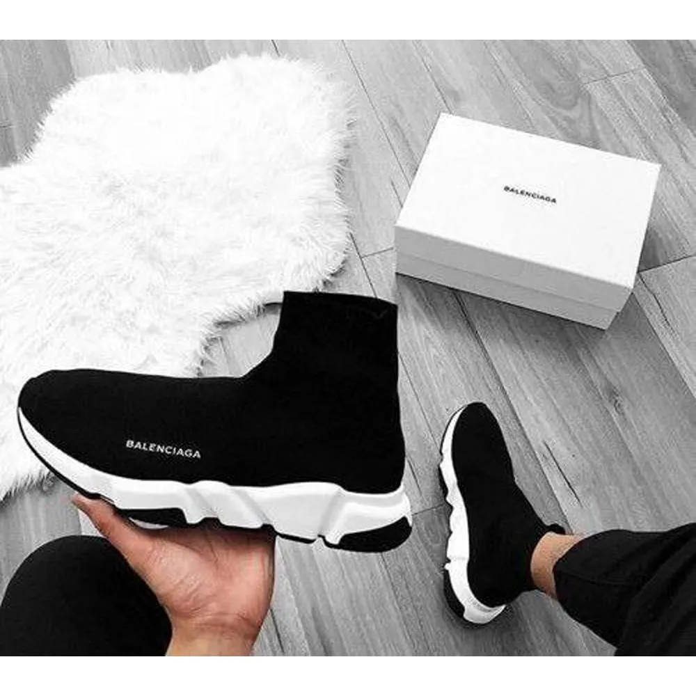 Balenciaga-Speed-Trainer-Black-White-Shoes-For-Men-Sz95.Webp Balenciaga Speed Trainer Black White Shoes For Men (Sz95)