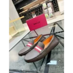 Bally Leather Premium Loafer Brown Shoes For Men (HS113) - Image 2