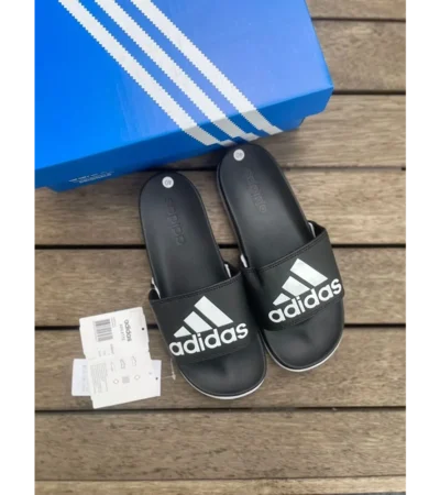 Classy Adidas Adilette Comfort Blue Slides For Men (BH989)
