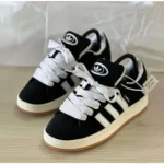 Classy Adidas Campus Black Shoes For Men (BH764)