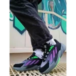 Classy Adidas Ozelia Joker Core Black Screaming Green Grey Shoes For Men (SHI209) - Image 3
