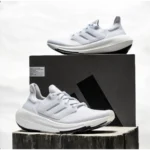 Classy Adidas Ultra Boost 21 Full White Shoes For Men (SHUB263) - Image 2