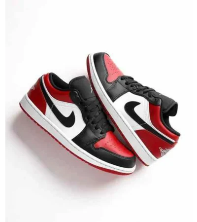 Classy Air Jordan 1 Low Bred Toe Shoes For Men (SHI147)