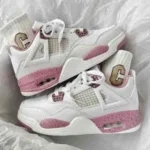 Classy Air Jordan 4 Pink Oreo Shoes For Men (SHI175) - Image 2