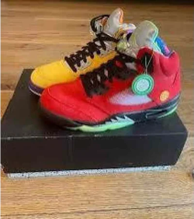 Classy Air Jordan 5 What The Shoes For Men (SHI185) - Image 2