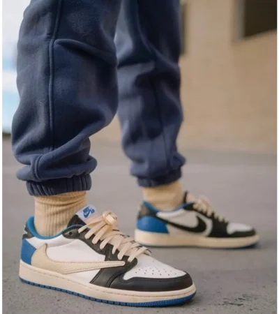 Classy Air Jordan Retro 1 Travis Scott Fragment Shoes For Men (SHUB257)