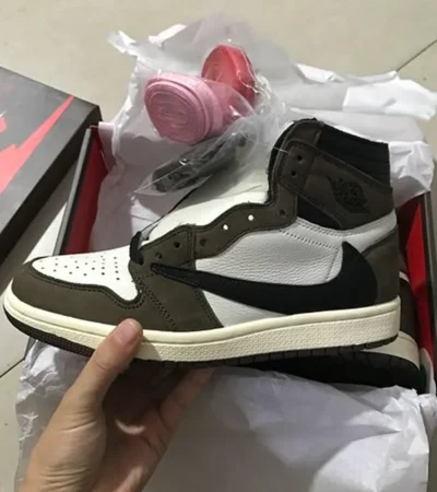 Classy Air Jordan Retro 1 Travis Scott High Shoes For Men (SHUB270)