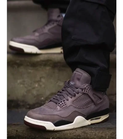 Classy Air Jordan Retro 4 Ma Maniere Purple Shoes For Men (TS944) - Image 2