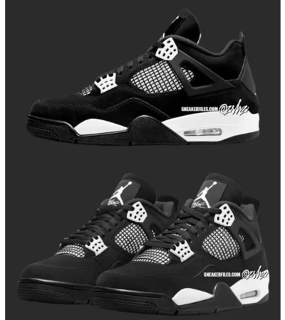 Classy Air Jordan Retro 4 Oreo Panda Shoes For Men (BH817) - Image 2