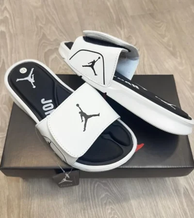 Classy Air Jordan Ultra Comfort White Flip Flops For Men (BH984)