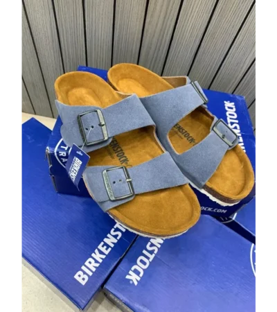 Classy Birkenstock Arizona Light Blue For Men (BH995)