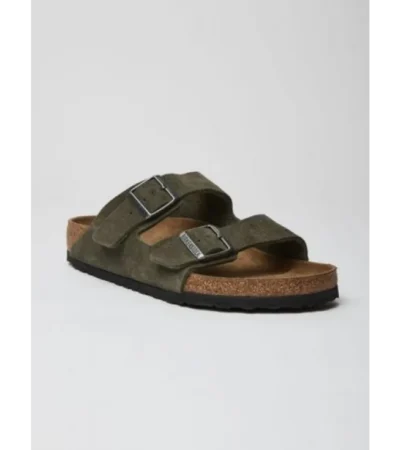 Classy Birkenstock Arizona Olive Green Suede For Men (BH1000)