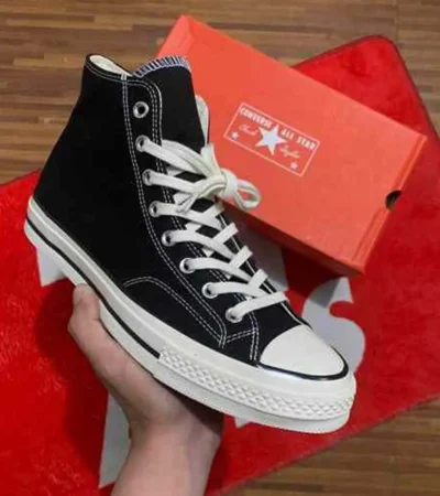 Classy Convers Chuck Taylor 70s High Black Shoes For Men (SHI199)