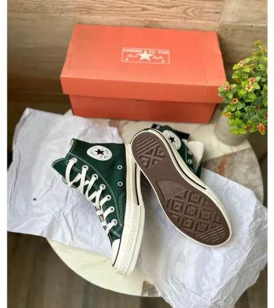 Classy Converse Chuck 70 Green Shoes For Men (BH970) - Image 2