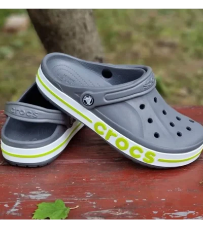 Classy Crocs Classic Bayaband Clogs Grey For Men (BH982)