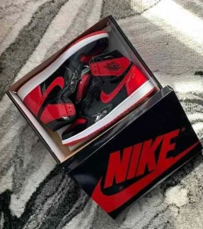 Classy Jordan 1 Retro High OG Patent Bred Shoes For Men (SHI157)