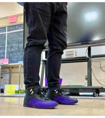 Classy Jordan 12 Field Purple Shoes For Men (SHI228) - Image 2