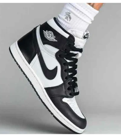 Classy Jordan Retro 1 High Black White Panda Shoes For Men (SHI242) - Image 2
