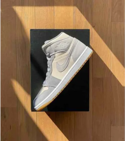 Classy Jordan Retro 1 High Coconut Milk Shoes For Men (SHI187)