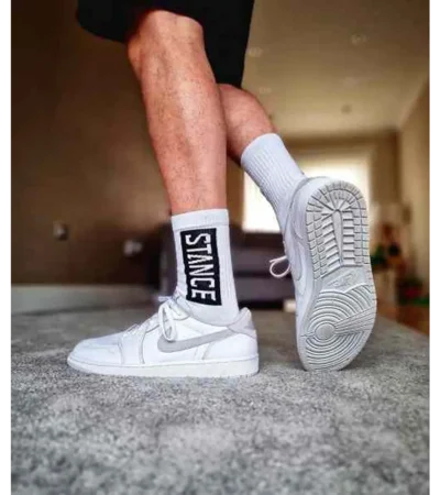 Classy Jordan Retro 1 Low Neutral Grey Shoes For Men (SHI234)