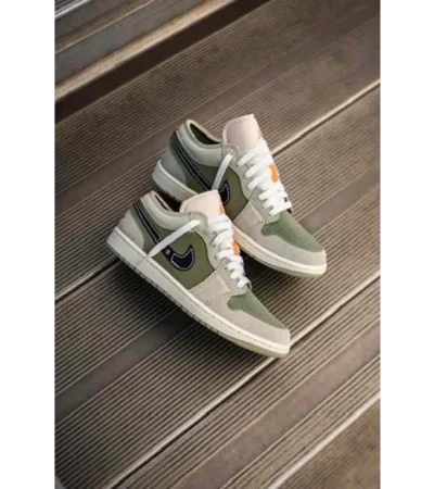 Classy Jordan Retro 1 Low SE Craft Light Olive Shoes For Men (SHI195) - Image 2