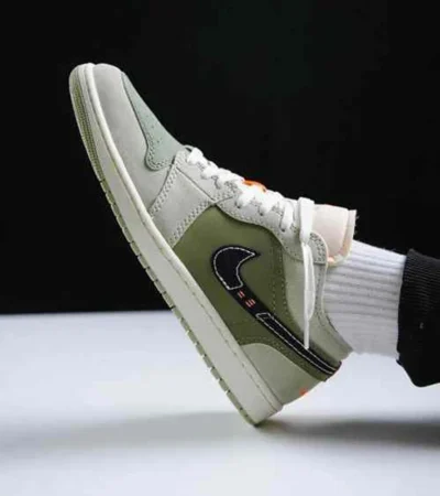 Classy Jordan Retro 1 Low SE Craft Light Olive Shoes For Men (SHI195)